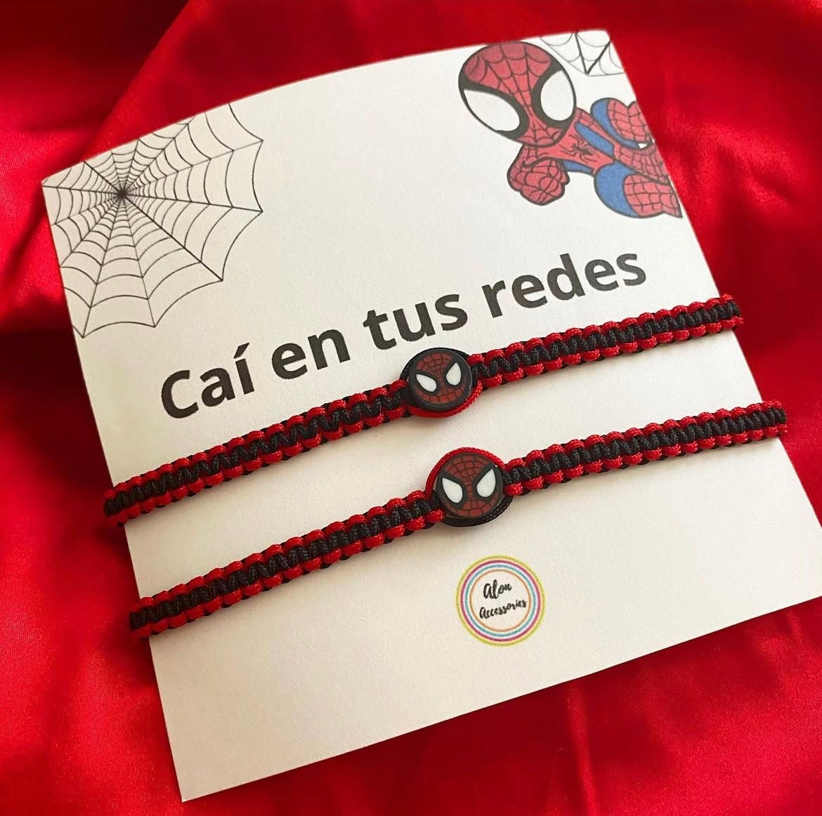 Pulseras de Spiderman